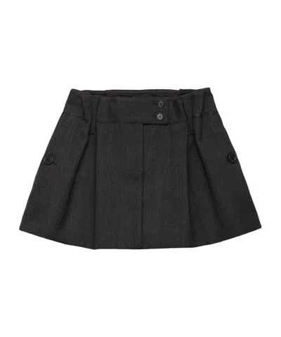 PRADA PRADA CHECKED MINI SKIRT