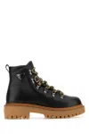 Prada St. Moritz Hiking Boot In Black