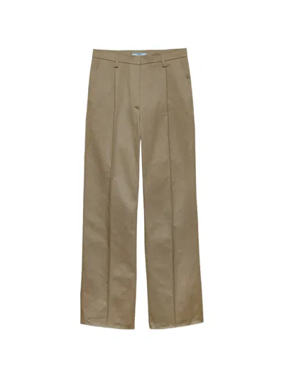Prada Chino Pants In Brown