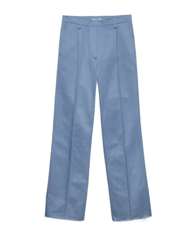 Prada Chino Trousers In Blue