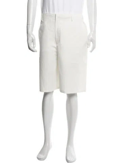 Pre-owned Prada Chino Shorts In White
