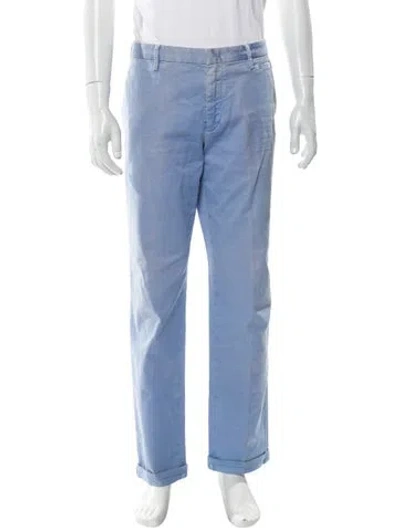 Pre-owned Prada Chinos In Blue