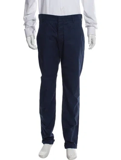 Pre-owned Prada Chinos In Blue