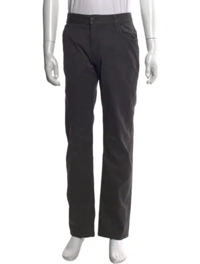 Pre-owned Prada Chinos In Gray