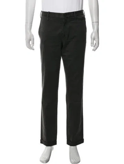Pre-owned Prada Chinos In Grey