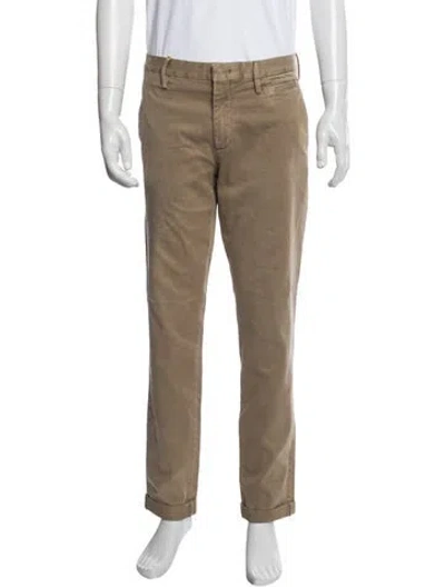 Pre-owned Prada Chinos In Neutrals
