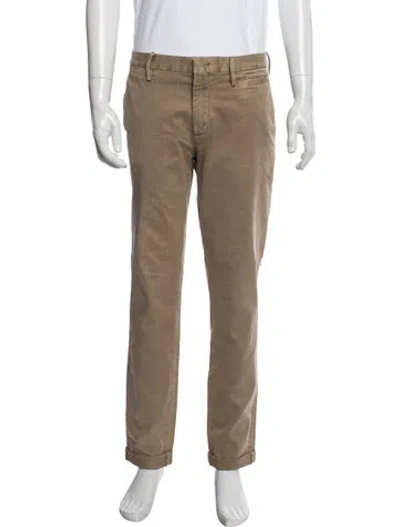 Pre-owned Prada Chinos In Neutrals