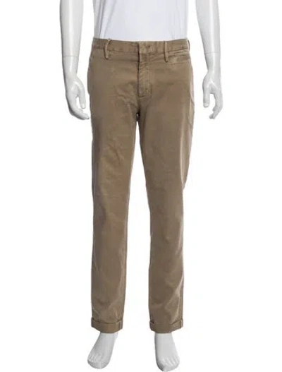 Pre-owned Prada Chinos In Neutrals