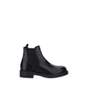 Prada Leather Chelsea Boots
