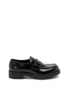 Prada Round-toe Loafers In Black