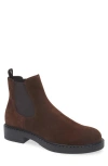 Prada Chocolate Chelsea Boot In Brown