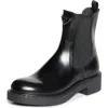Prada 50mm Triangle-logo Chelsea Boots In Black