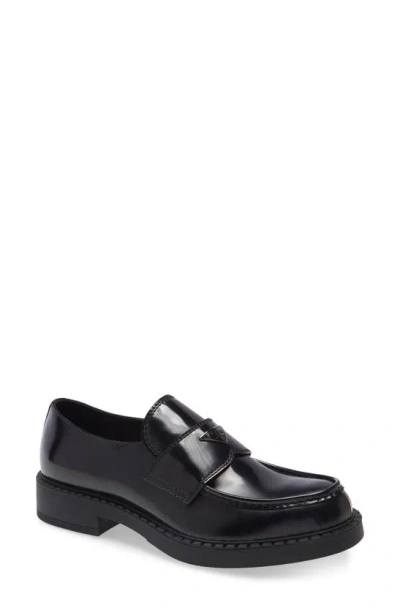 PRADA PRADA CHOCOLATE LOAFER