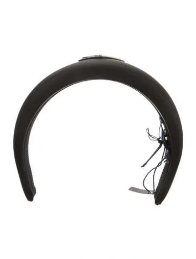 Pre-owned Prada Chunky Headband W/tags In Black
