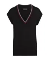 Prada Chunky-knit Cashmere Vest In Black
