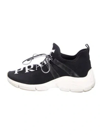 Pre-owned Prada Chunky Sneakers In Black