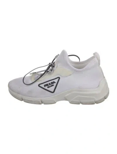 Pre-owned Prada Chunky Sneakers In White