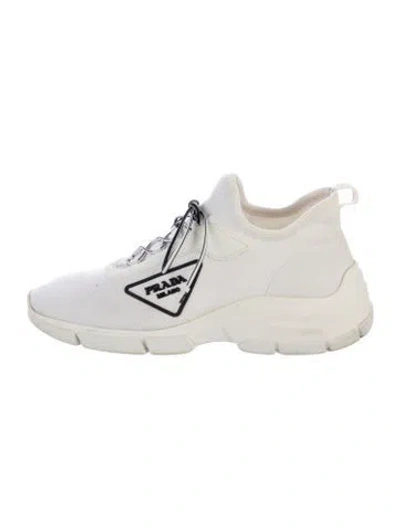 Pre-owned Prada Chunky Sneakers In White