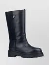 Prada Chunky Sole Mid-calf Round Toe Boots