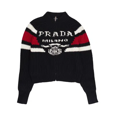 Pre-owned Prada Chunky Sweater 'black' | Women's Size 38