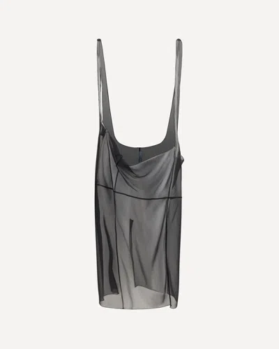 Prada Cigaline Midi Skirt With Suspender Straps In Black