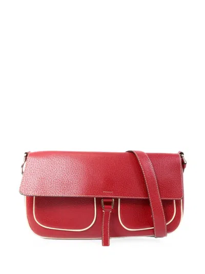 Pre-owned Prada Cinghiale Shoulder Bag In Red