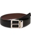 Prada Men Two-toned Saffiano Leather Reversibile Belt