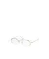 Prada Circular Flat Mirror In White
