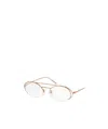 Prada Circular Flat Mirror In White