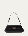 Prada City Flap Leather Shoulder Bag