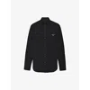 Prada Classic Popeline Shirt For Men In Black