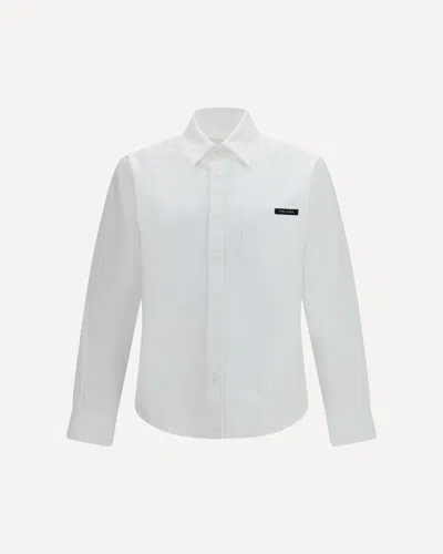 Prada Classic Cotton Shirt In White