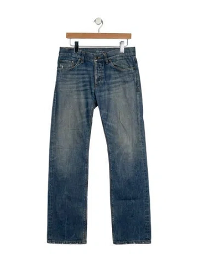 Pre-owned Prada Classic Fit Bootcut Jeans In Blue