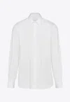 Prada Classic Long-sleeved Shirt In White