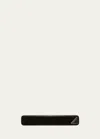 Prada Womens Black Triangle-logo Plexiglas Hair Clip In F0002 Nero