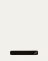 Prada Womens Black Triangle-logo Plexiglas Hair Clip In Nero