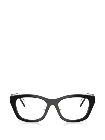 Prada Clear-lense Glasses In Black