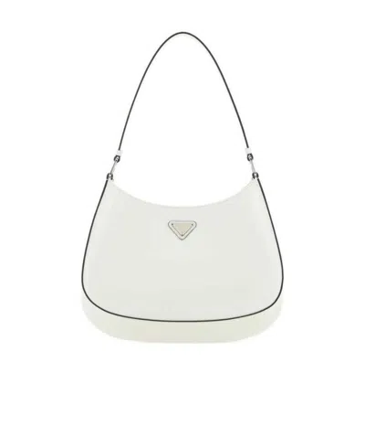 PRADA PRADA CLEO BRUSHED LEATHER SHOULDER BAG
