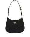 Prada Cleo Satin Bag With Crystals