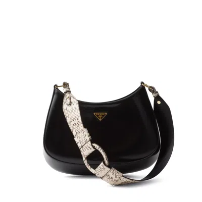 Prada Cleo Shoulder Bag In Black