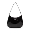 Prada Cleo Shoulder Bag In Black
