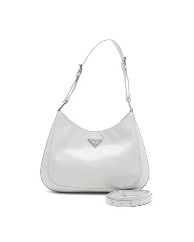 Prada Cleo Shoulder Bag In White