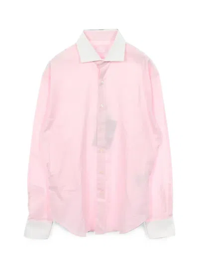Pre-owned Prada Cleric Long-sleeved Shirt In Pink