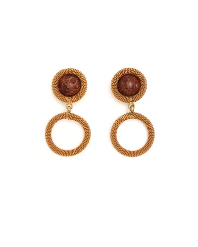 Prada Clip-on Earrings In White