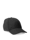 Prada Virgin Wool Felt Baseball Cap In Gray