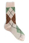 Prada Argyle Pattern Socks In Multi