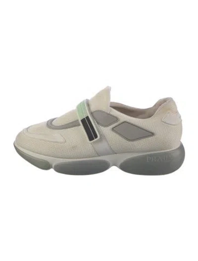 Pre-owned Prada Cloudbust Chunky Sneakers In White