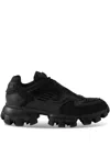 Prada Cloudbust Thunder Knit Fabric Sneakers In Black