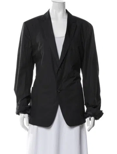 Pre-owned Prada Coat In Gray