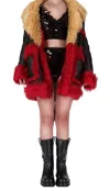 Prada Long-sleeved Coat In Multi